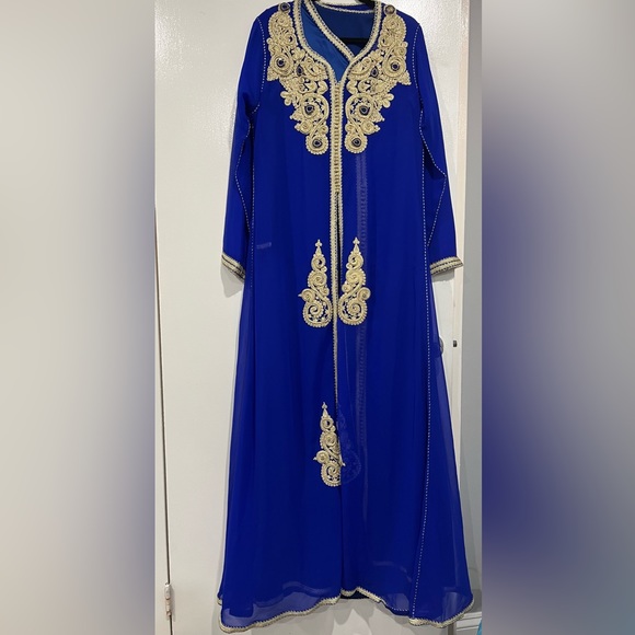 Other - Royal blue two piece Kaftan